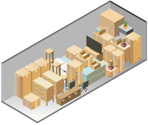 10x30 storage unit