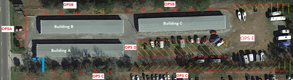 Tigers Eye Self Storage Cane Bay Moncks Corner Aerial property view